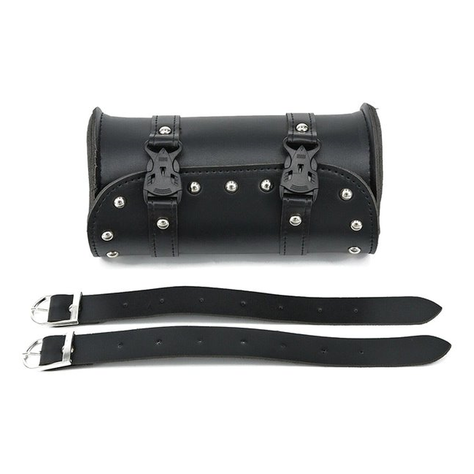 Bolso Porta Herramienta Moto - Negro - Con Combinación-5