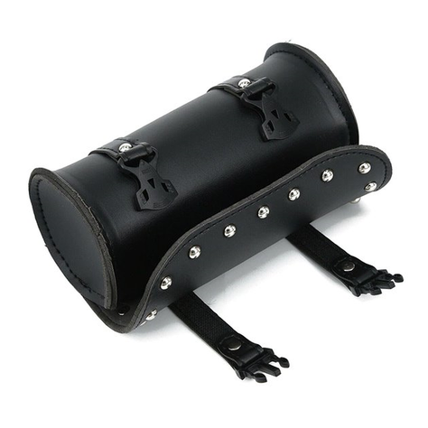 Bolso Porta Herramienta Moto - Negro - Con Combinación-1