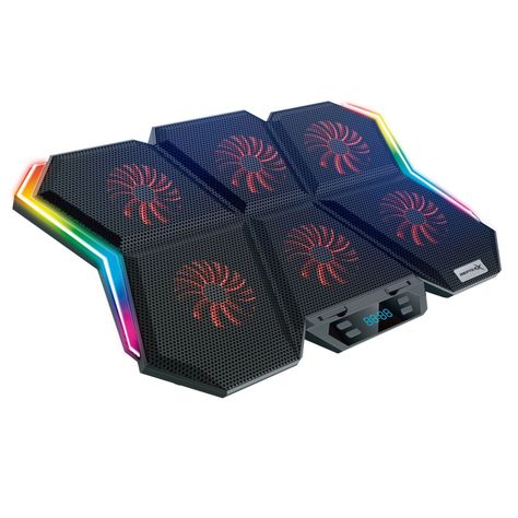 Ventilador Gamer Notebook 6 Aspas Retroiluminado Reptilex-0