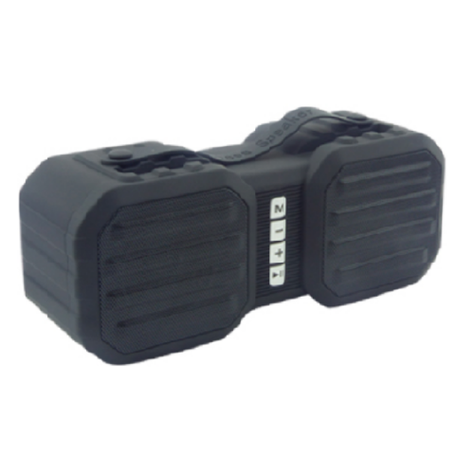 Parlante Bluetooth con porta celular Negro-0