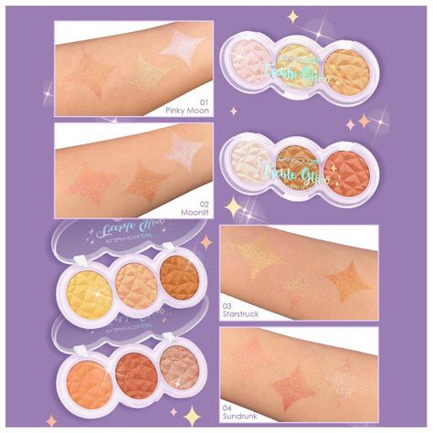 Paleta Trío de Iluminador "Treble Glow" Starstruck KleanColor-2