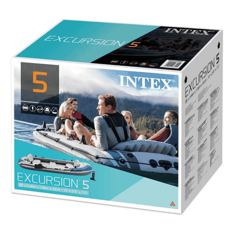 Bote Inflable Excursion 5 Set Capacidad 600 Kg-7