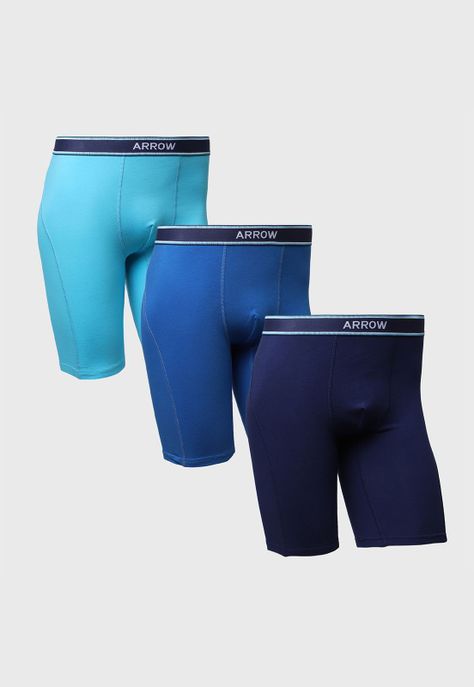Boxer Pack 3 Unidades Largo Arrow BO32261AZ-0