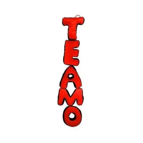 Cojín Letras Te Amo Largo 120 Cm Enamorados Amor Regalo-0