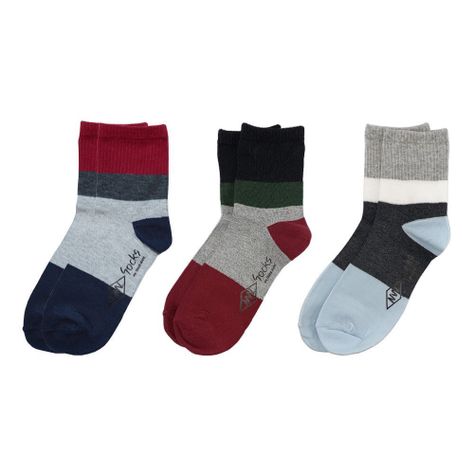 Calcetines con diseño, NW, modelo crew, pack de 3-0