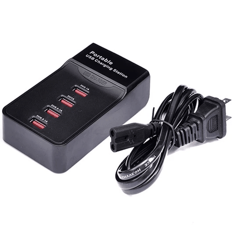 Cargador Zapatilla USB Directo 220 4 Puertos-0