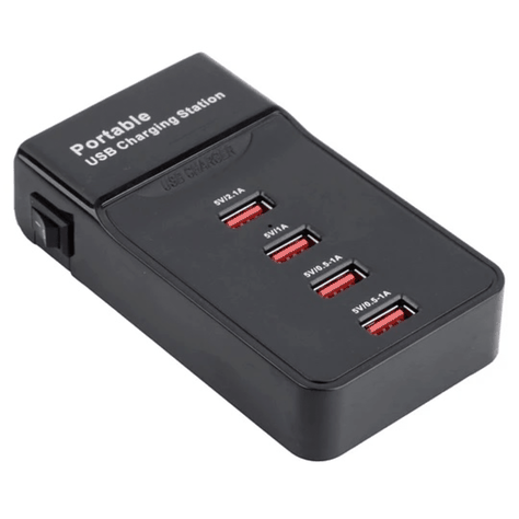 Cargador Zapatilla USB Directo 220 4 Puertos-1