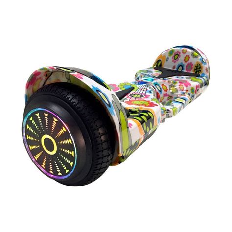 Hoverboard Smart Balance Flower Full Iluminacion-0