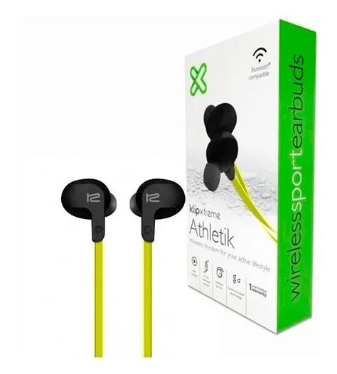 Klip Athletik Audífono  Deportivo Bluetooth Amarillo-0