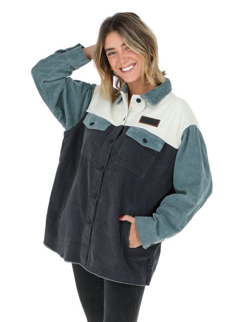Chaqueta Canelo Azul Mujer-0