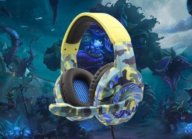 Audifonos Gamer KOMC Led Militar-2