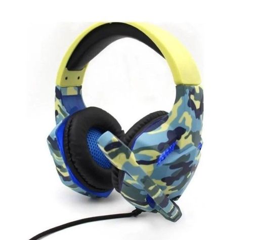 Audifonos Gamer KOMC Led Militar-0