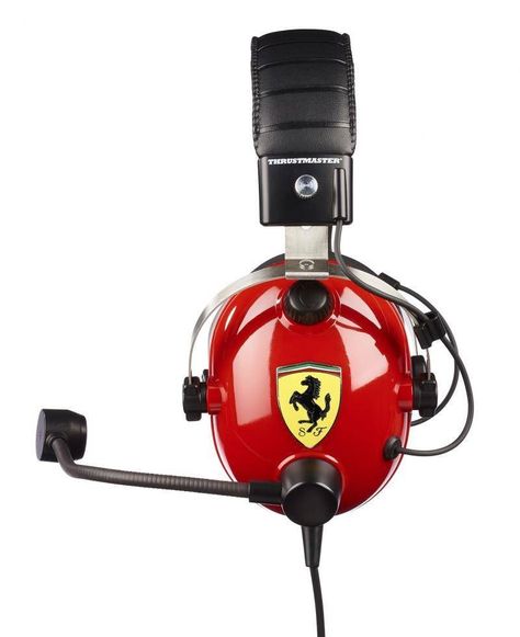 Audífonos Gamer Thrustmaster T.Racing Scuderia Ferrari Edition, Audio DTS y Micrófono Unidireccional-2