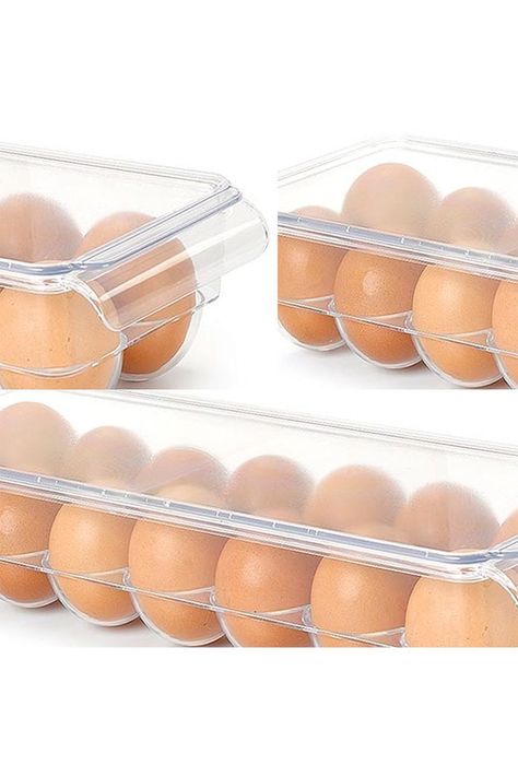 Organizador 14 Huevos Transparente-4