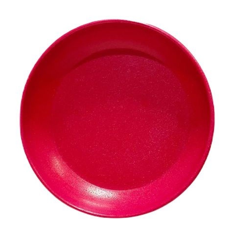 MACETA BIODEGRADABLE CURVO ROJO C/PLATO 16,5X13-1