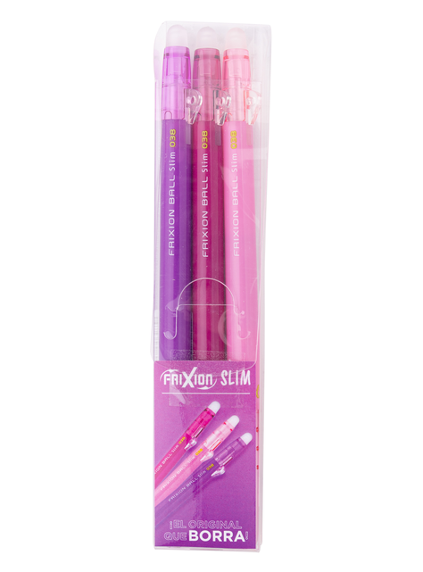 SET LÁPICES GEL FRIXION SLIM BURDEO-0