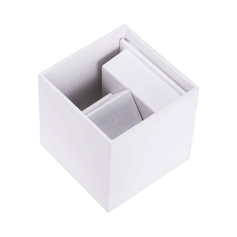 Aplique LED Cuadrado 6w Blanco-1