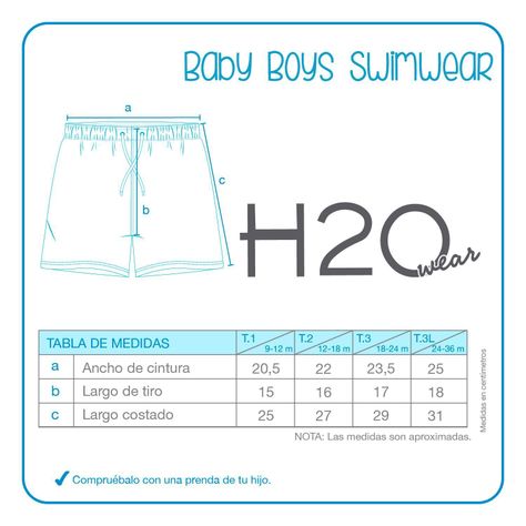 Traje de Baño Bebe Niño Short Azul H2O Wear-2
