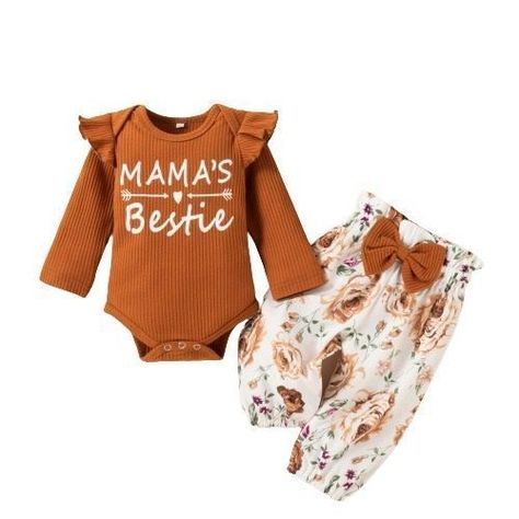 Conjunto pilucho, pantalón y cintillo bebe recien nacida mejor amiga de mamá-0