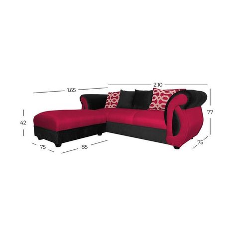 Seccional New Dominga Rojo 3 Cuerpos-3