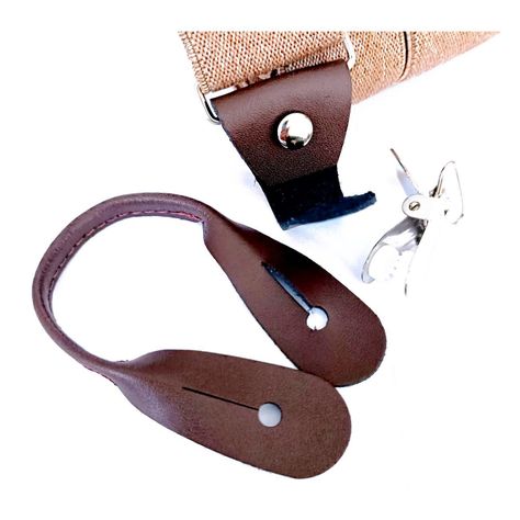 Suspensor hombre elastico canela doble broche-1