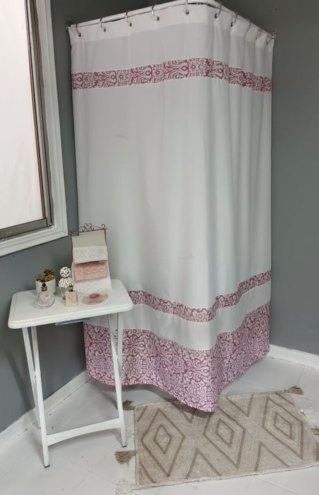 Cortina De Baño Palo de Rosa-0