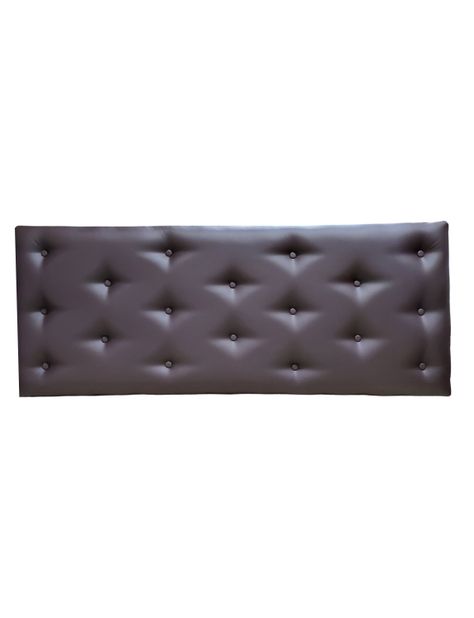Respaldo 2 Plazas Chocolate eco cuero Muebles Rimar-0