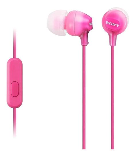 Audífonos in-ear Sony EX Series MDR-EX15AP rosa-1