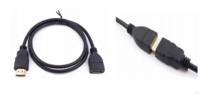 Cable Extension Hdmi Macho A Hembra 50 Cm-0