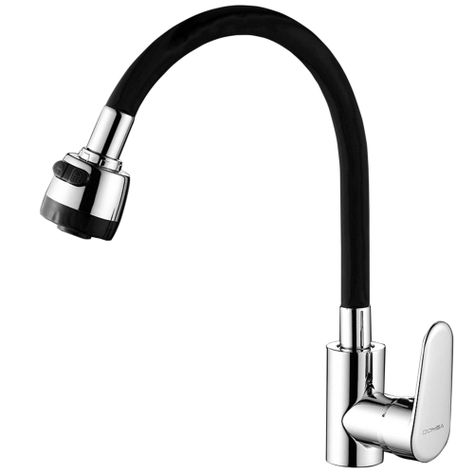 Monomando Lavaplatos Flexible Domsa CGC-200-NEGRO-0