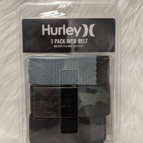 PACK DE 3 CINTURONES DE HOMBRE HURLEY 9386-0