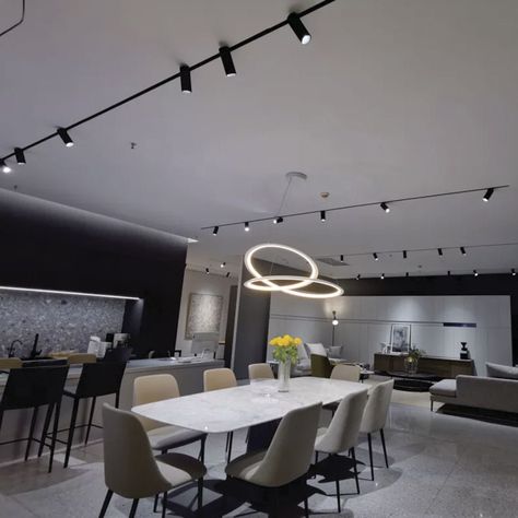 Foco Decorativo Riel 40º Trifásico 20W 4000K Negro-5