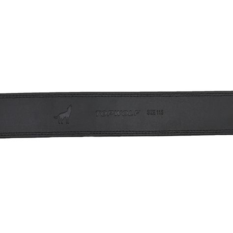 Cinturón Cuero Negro Doble Costura Ref 1 Talla 120-3