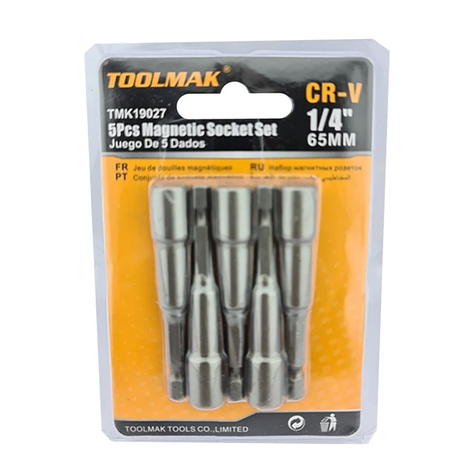 Adaptadores 1/4 Punta Magnetica 5 Piezas Tmk19027-1