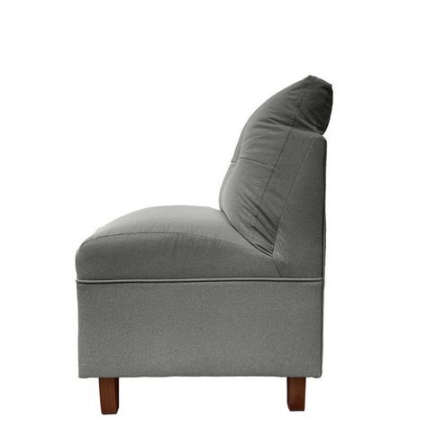 Par Butacas Mateo Chenille Gris Pata Madera 1C-2