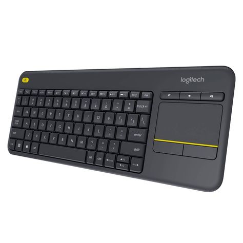 Teclado Inalámbrico Logitech K400 Plus Qwerty Español Color Negro-1
