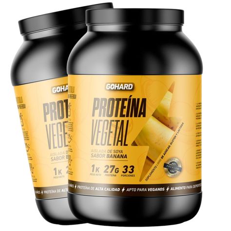 PACK PROTEINAS GOHARD 2KG TOTAL PLATANO-0