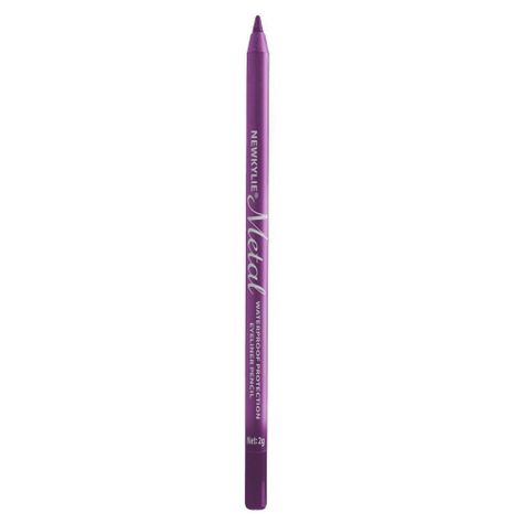 Lapiz Delineador De Ojos Crayon Metalizado Purpura-0