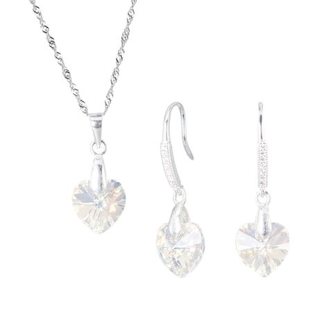 Conjunto Romance Cristales Genuinos Aurora Boreal-0