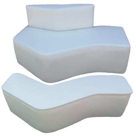 MODULAR OXFORD DESIGN ( SOFA DERECHO + MESA ) BLANCO-0
