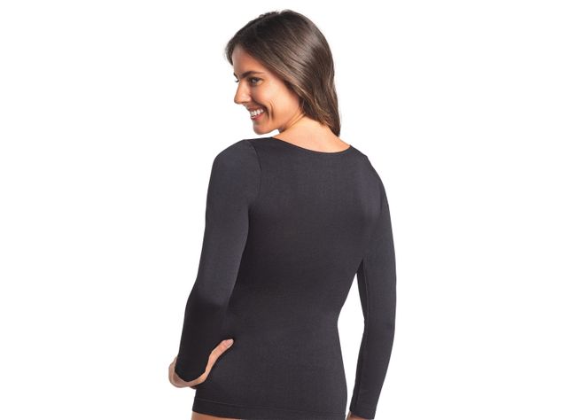 POLERA MICROFIBRA CUELLO REDONDO -2