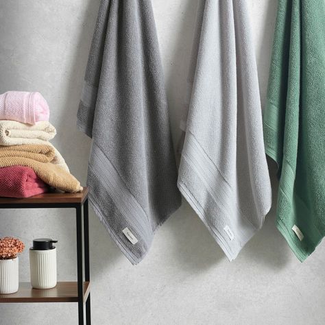 Toalla de baño Karsten Empire 380gr 70 x 135 cm Gris-2