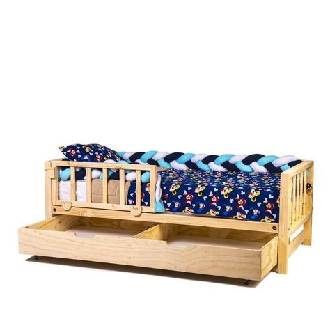 Cama para niño, Cama bv Cajonera infantil - 1 plaza-1