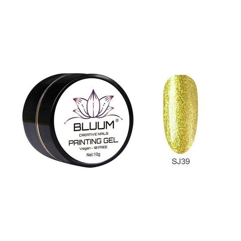 Gel Paint Profesional Bluum 10g Dorado-0