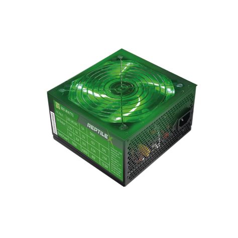 Fuente de Poder Gamer Luz Verde 220V 500W Reptilex-0