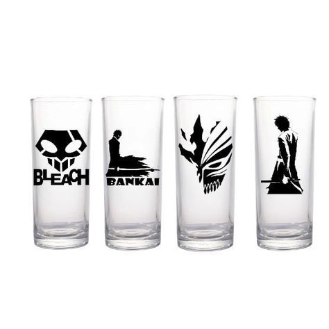 Set De Vasos Altos Anime Bleach - Ichigo-0