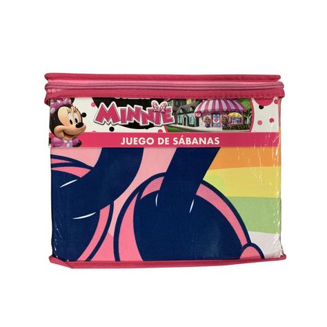 MINNIE MOUSE - JUEGO DE SABANAS - RAINBOW - 1.5 PLAZA - WINDSOR-4