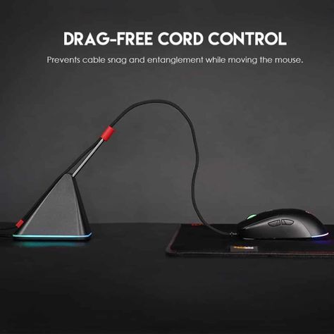 Soporte para cable de Mouse Bungee Fantech Prisma – MBR01 RGB Sakura Edition-3