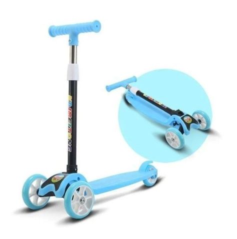 Scooter Led Monopatin Triscooter Para Niño-1