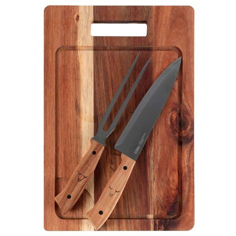 Set Parrillero Wayu Cuchillo y Pincho + Tabla Pro-0